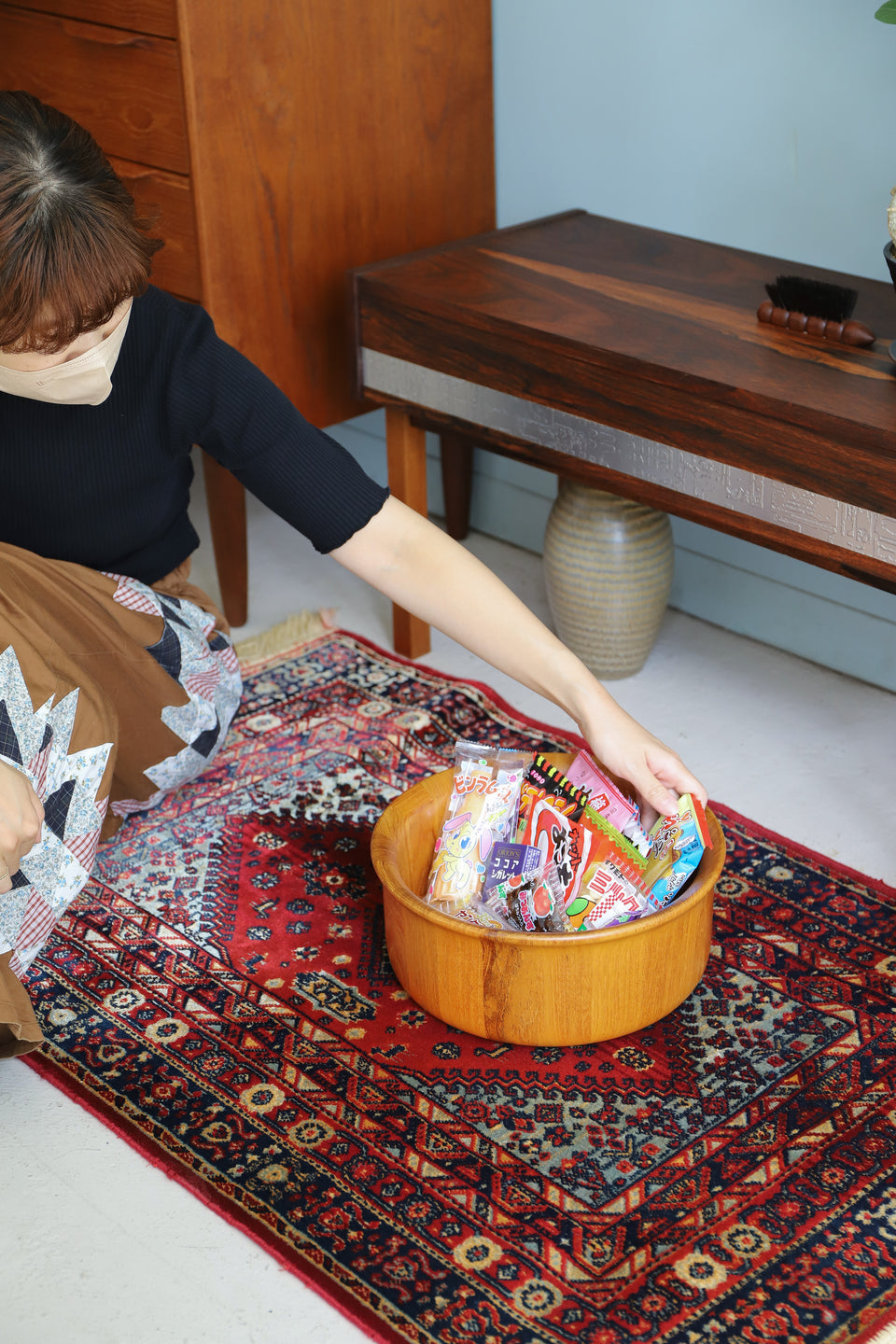 Danish Vintage Nissen Teakwood Bowl/デンマークヴィンテージ ニッセン チークボウル 北欧インテリア