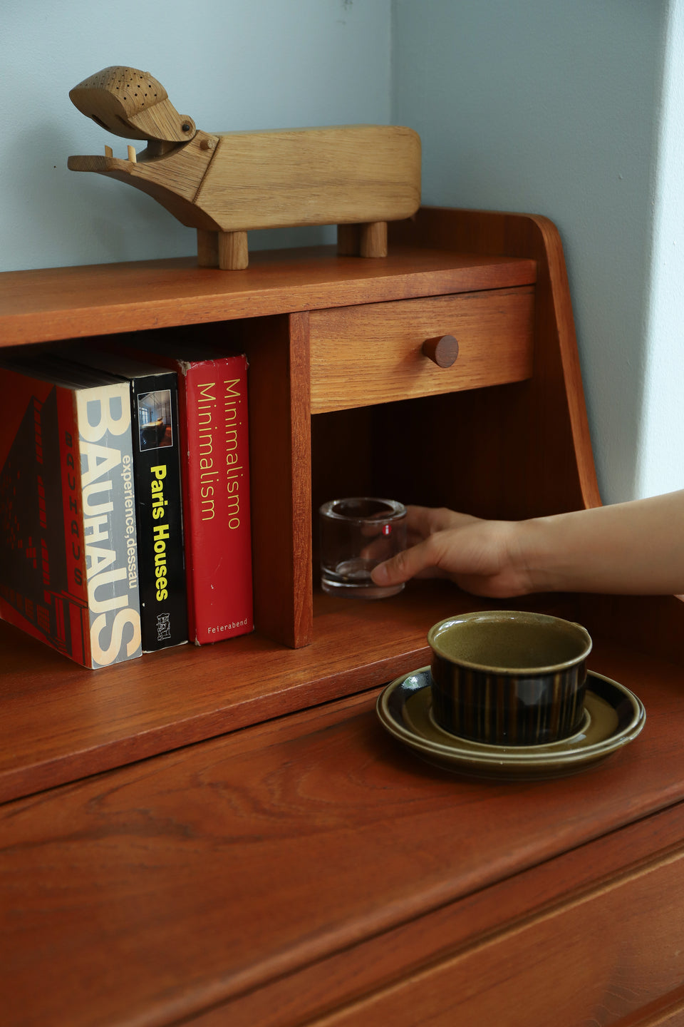 Writing Bureau Teakwood Danish Vintage/デンマークヴィンテージ ライティングビューロー デスク チーク材 北欧家具