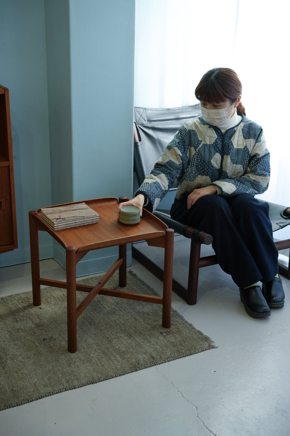 Japanese Vintage Folding Side Table Matsumura Katsuo/山口木材工芸 折りたたみサイドテーブル 松村勝男 チーク材 ジャパニーズモダン