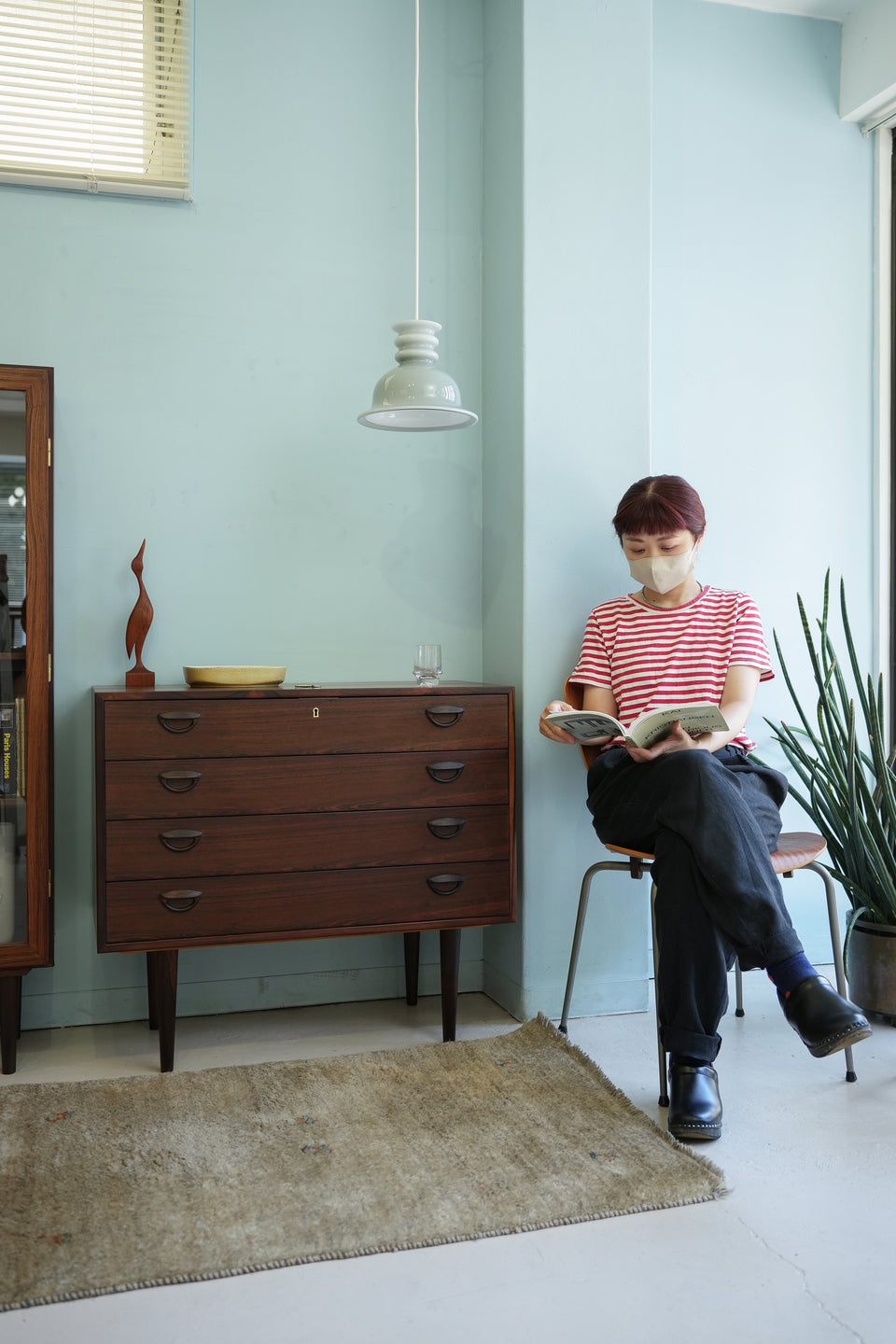 Kai Kristiansen 4drawer Chest Rosewood Feldballes Møbelfabrik/カイ・クリスチャンセン 4段チェスト ローズウッド材 北欧家具