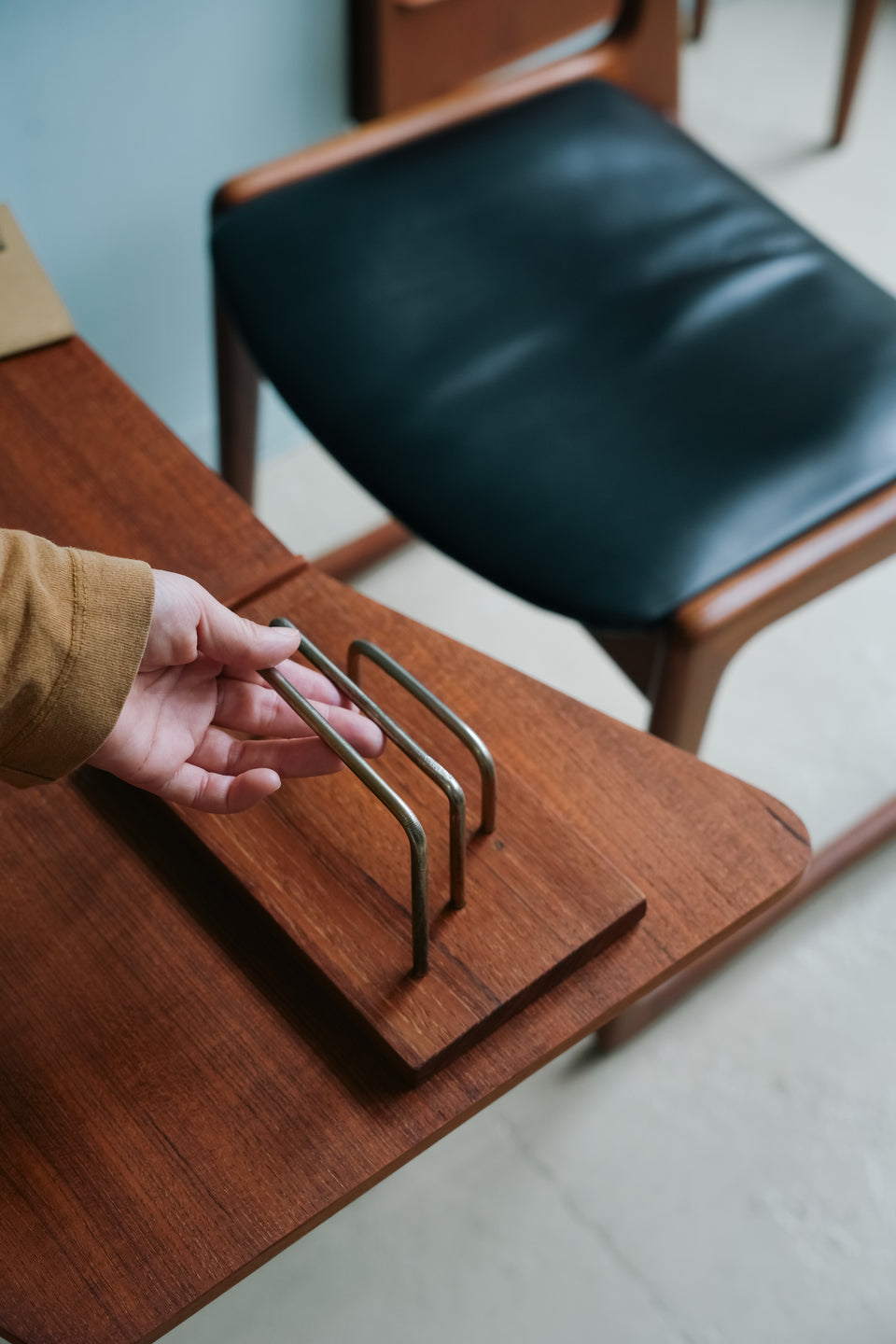 Letter Holder Teak Danish Vintage/デンマークヴィンテージ レターホルダー チーク材