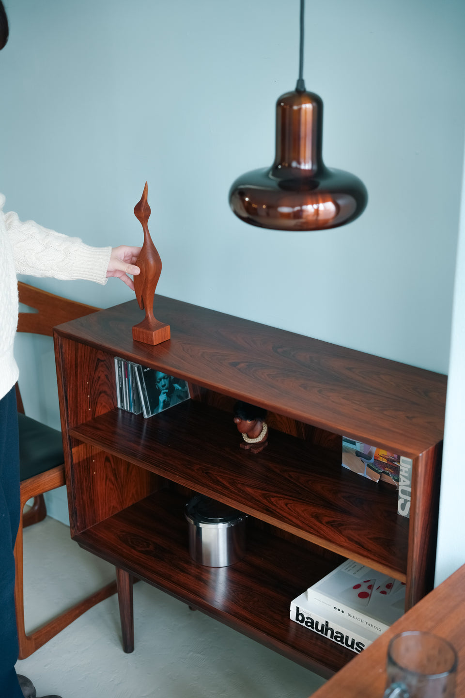 Rosewood Bookcase Danish Vintage/デンマークヴィンテージ ブックケース ローズウッド材 本棚 北欧家具