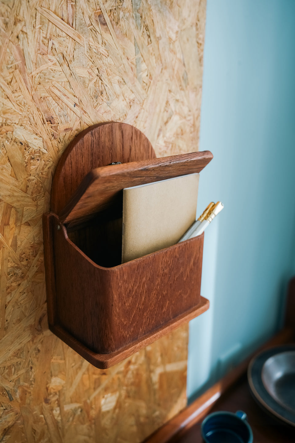 Swedish Vintage AKTA BANGKOK TEAK Salt Box/スウェーデンヴィンテージ ソルトボックス チーク材 北欧インテリア