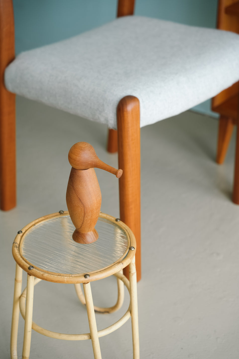 Teak Bird Object Danish Vintage/鳥の置物 チーク材 北欧ヴィンテージ