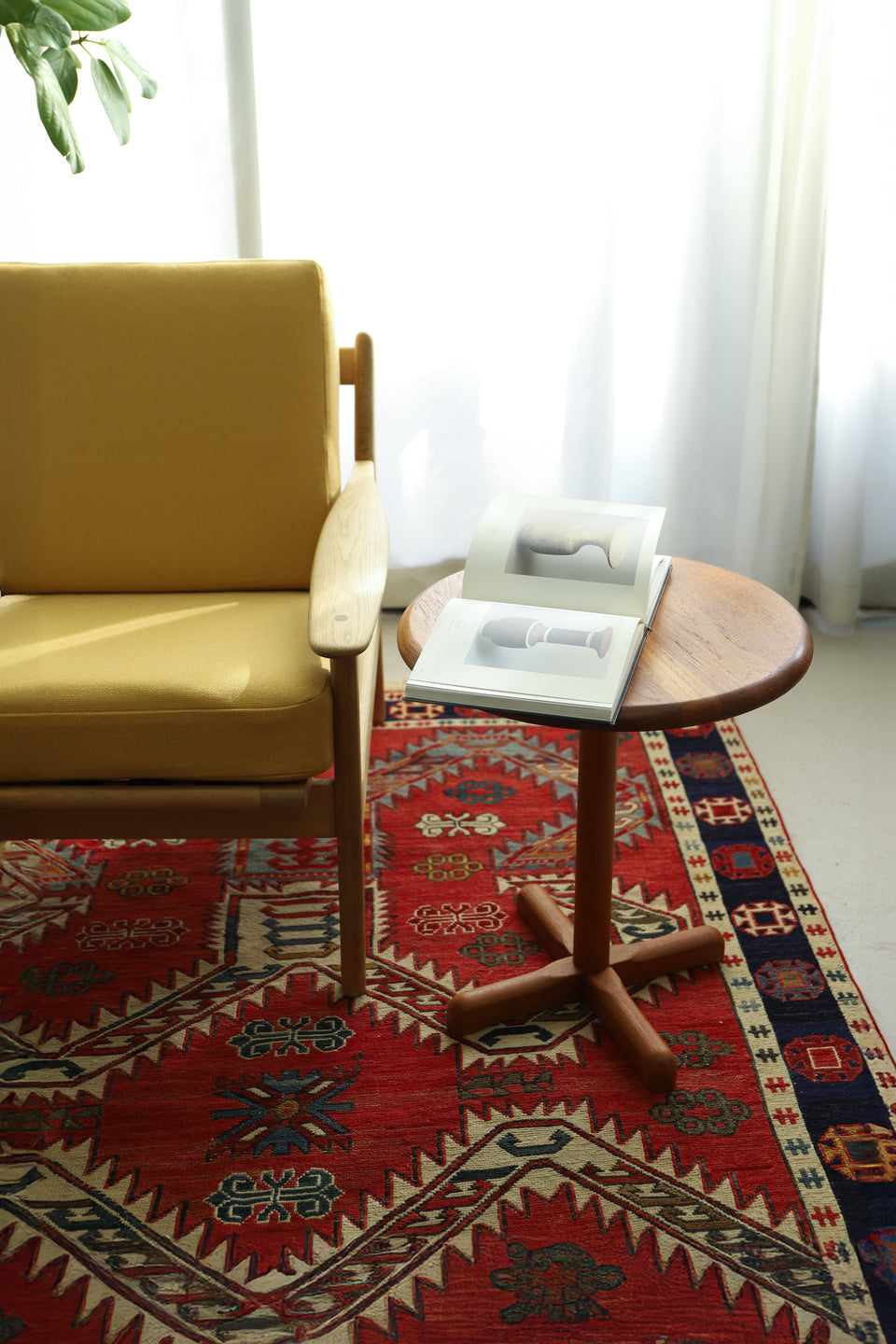 Teak Round Side Table Danish Modern Design/ラウンドサイドテーブル チーク材 デンマークモダンデザイン