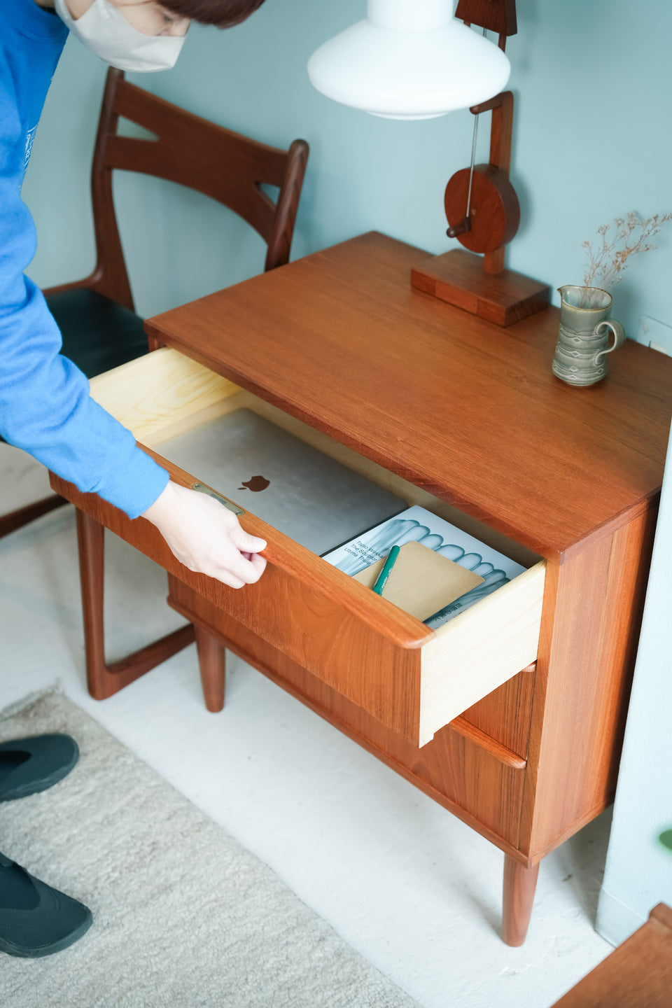 Teakwood 3drawer Chest Danish Vintage/デンマークヴィンテージ 3段チェスト チーク材 北欧家具