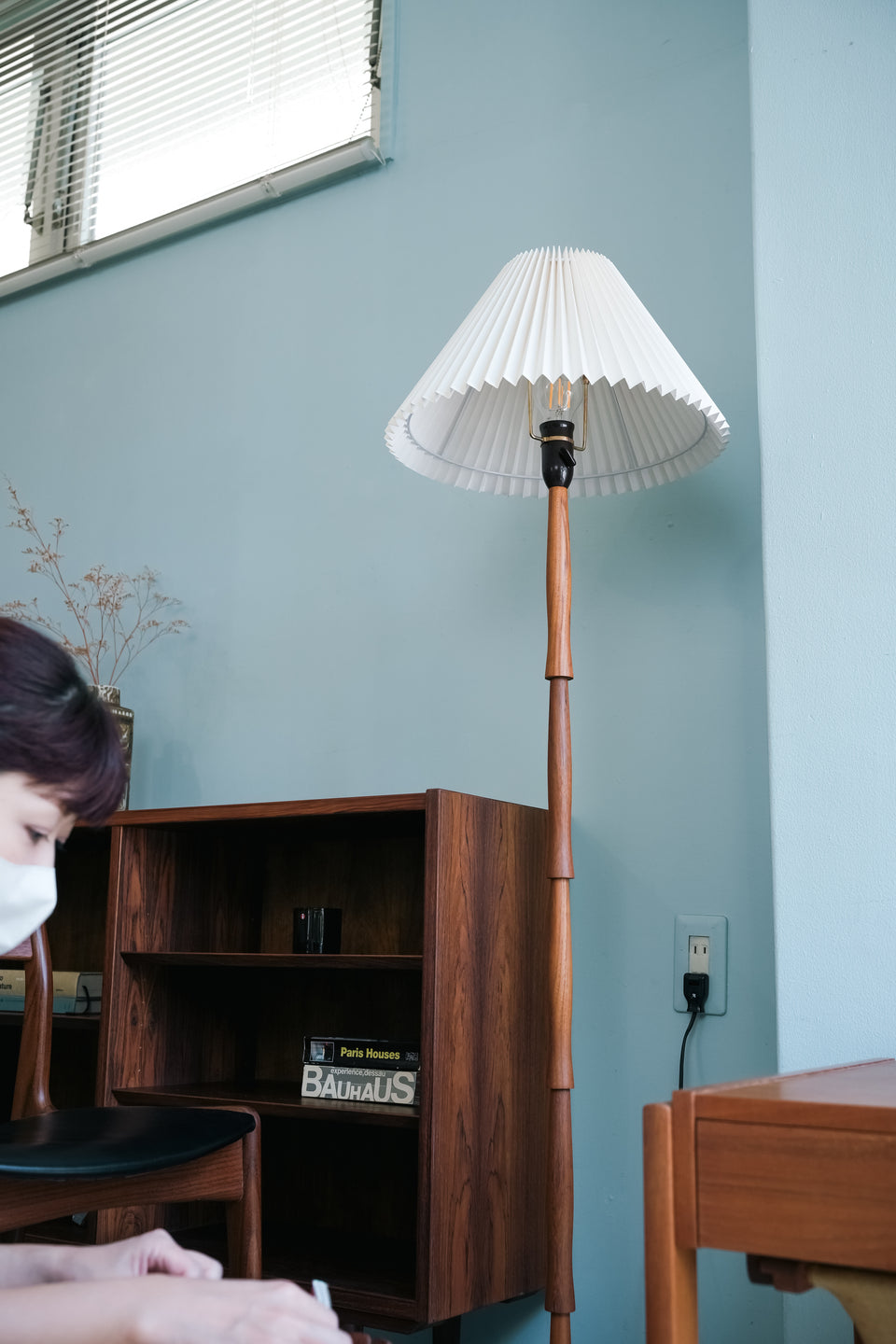 Floor Stand Light Teakwood Danish Vintage/デンマークヴィンテージ フロアスタンドライト チーク材