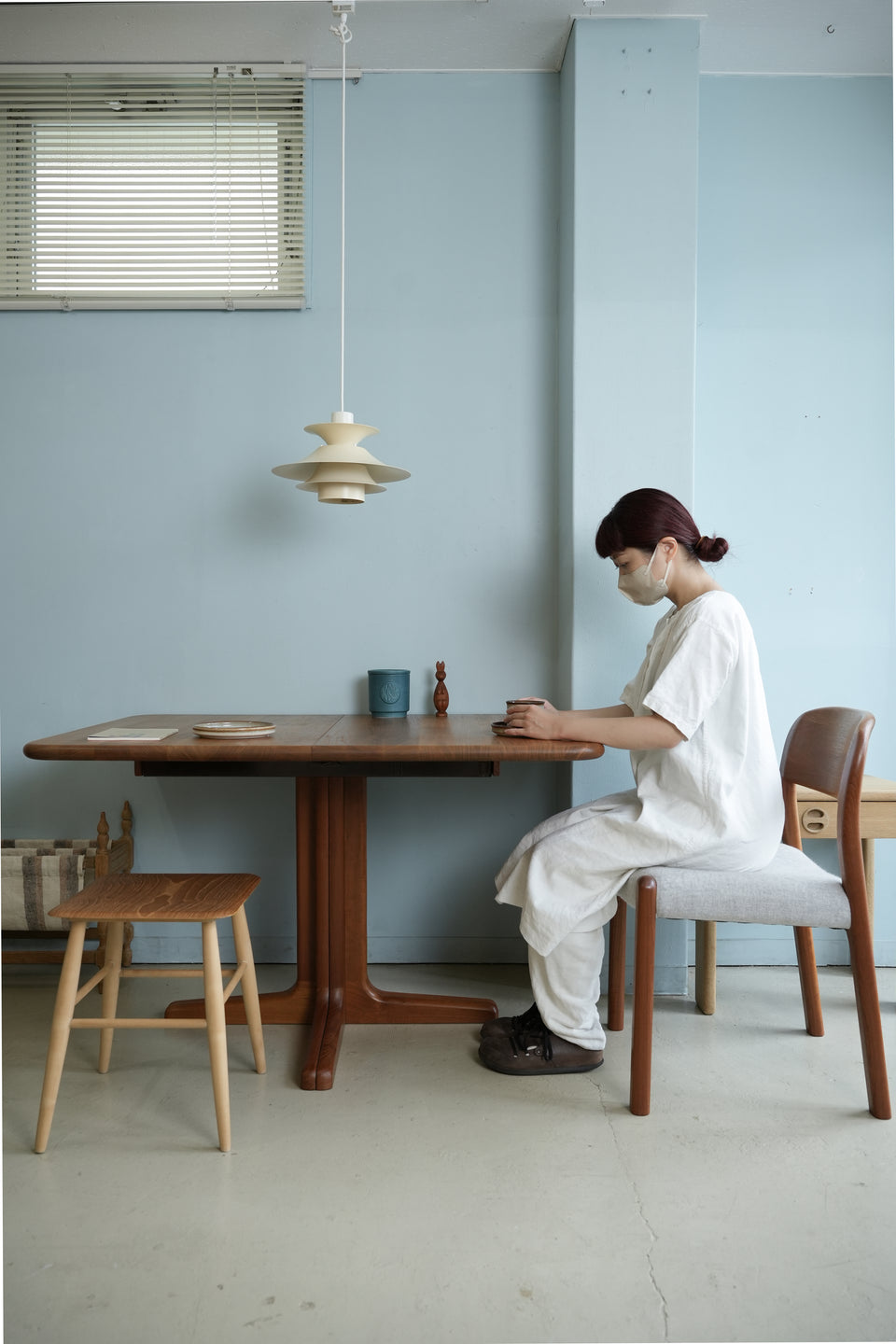 Solid Teak Extension Dining Table Danish Vintage/デンマークヴィンテージ エクステンション ダイニングテーブル チーク材

