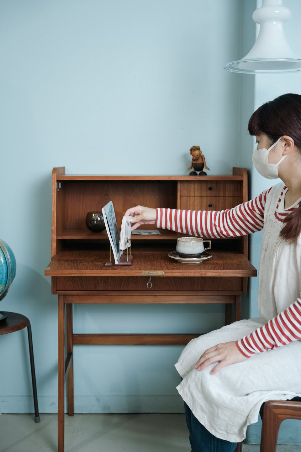 Teak Letter Holder Stand Danish Vintage/デンマークヴィンテージ レターホルダー チーク材
