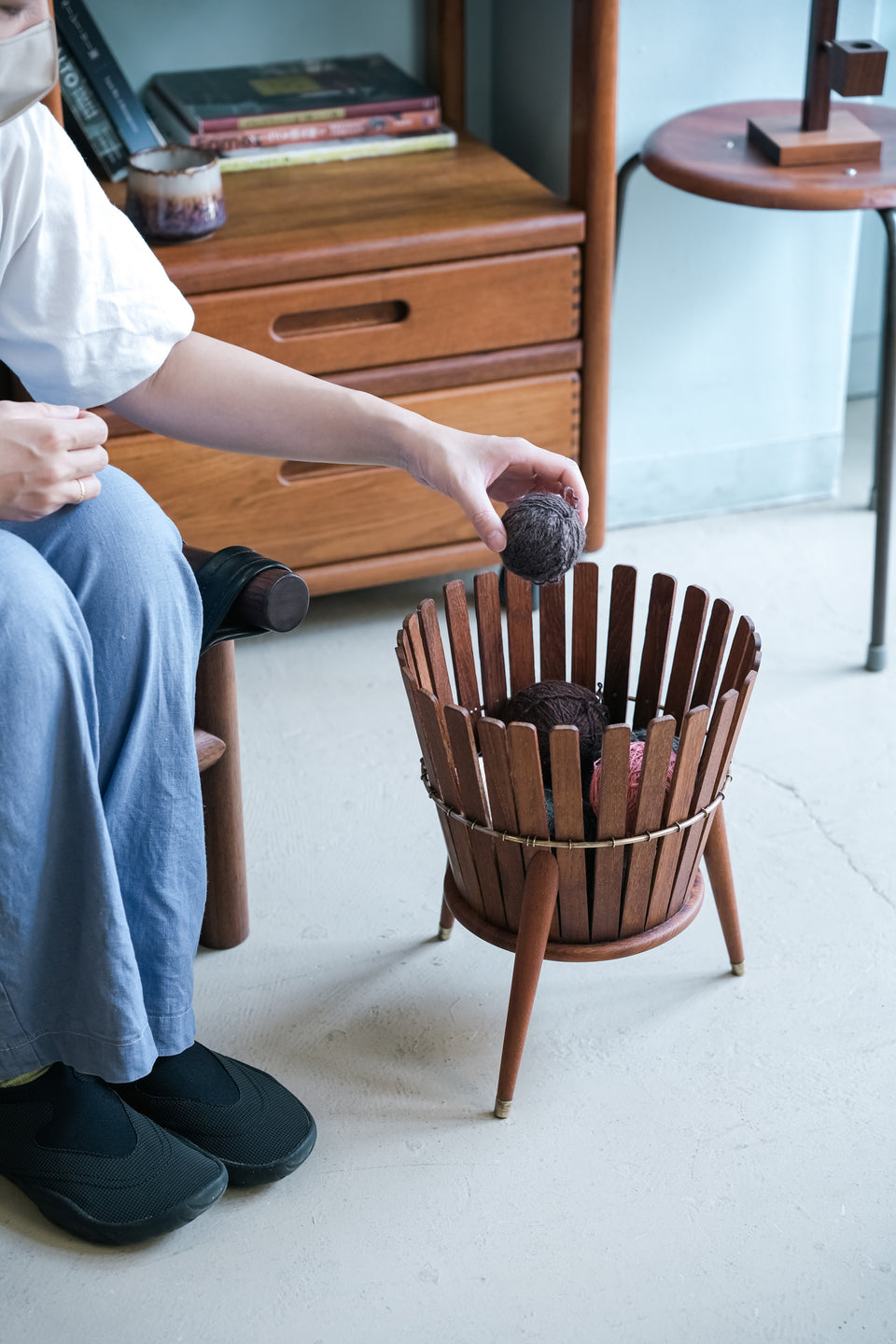 Teak Plant Stand Danish Vintage/デンマークヴィンテージ プラントスタンド チーク材
