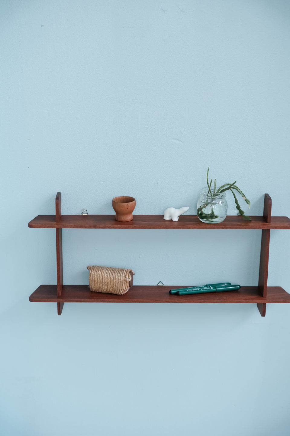 Teak Wall Shelf Scandinavian Vintage/北欧ヴィンテージ チーク ウォールシェルフ