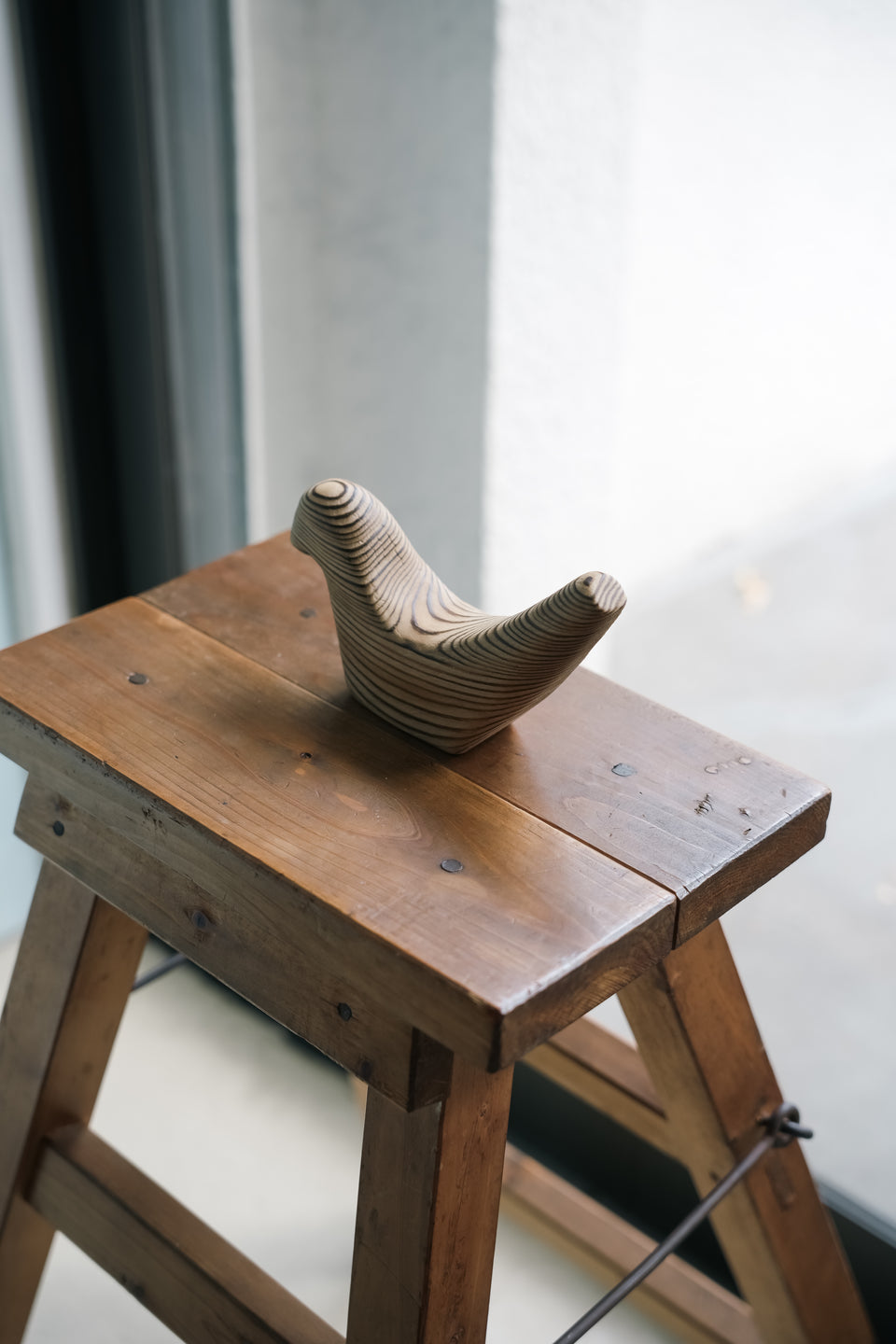 US Vintage Wooden Folding Step Rudder/アメリカヴィンテージ 折りたたみ式 木製ラダー
