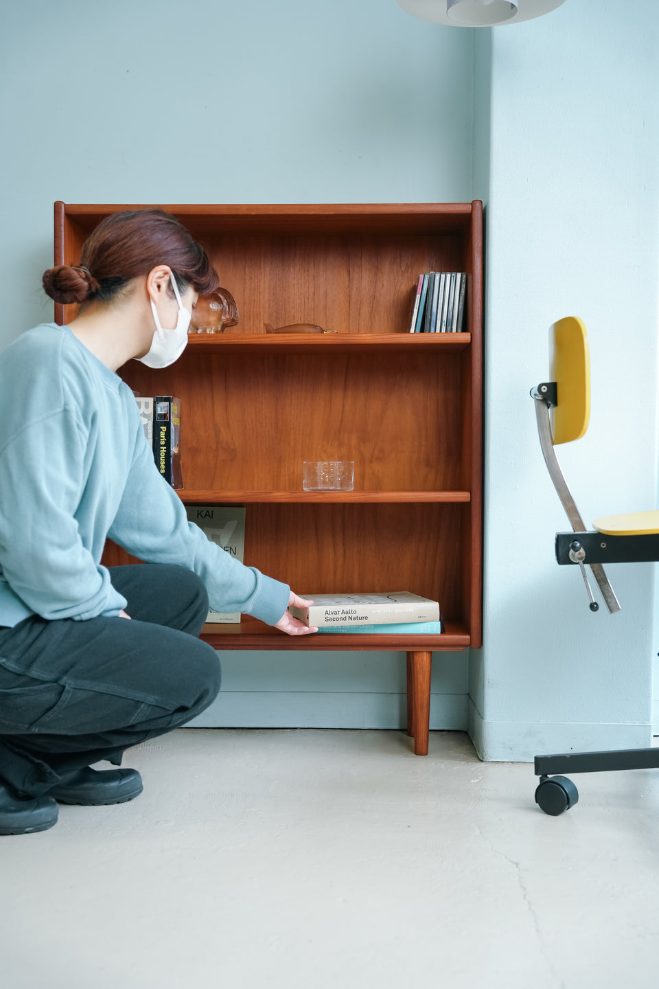 Bookcase Teak Danish Vintage/デンマークヴィンテージ ブックケース 本棚 チーク材
