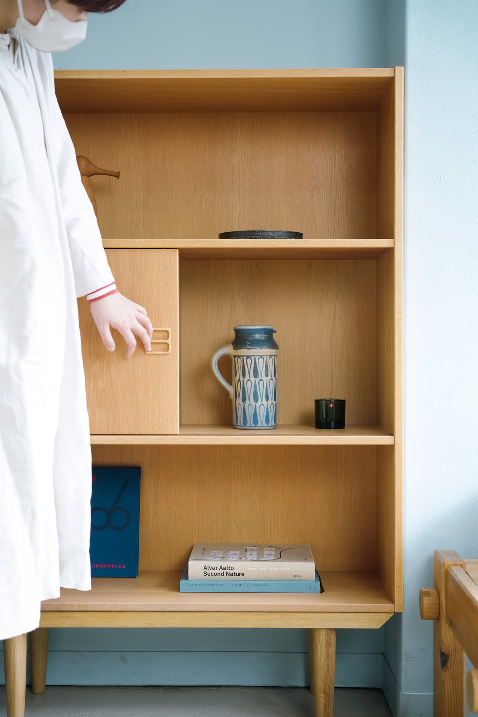 Danish Vintage Bookcase Shelf Oak/デンマークヴィンテージ ブックケース シェルフ