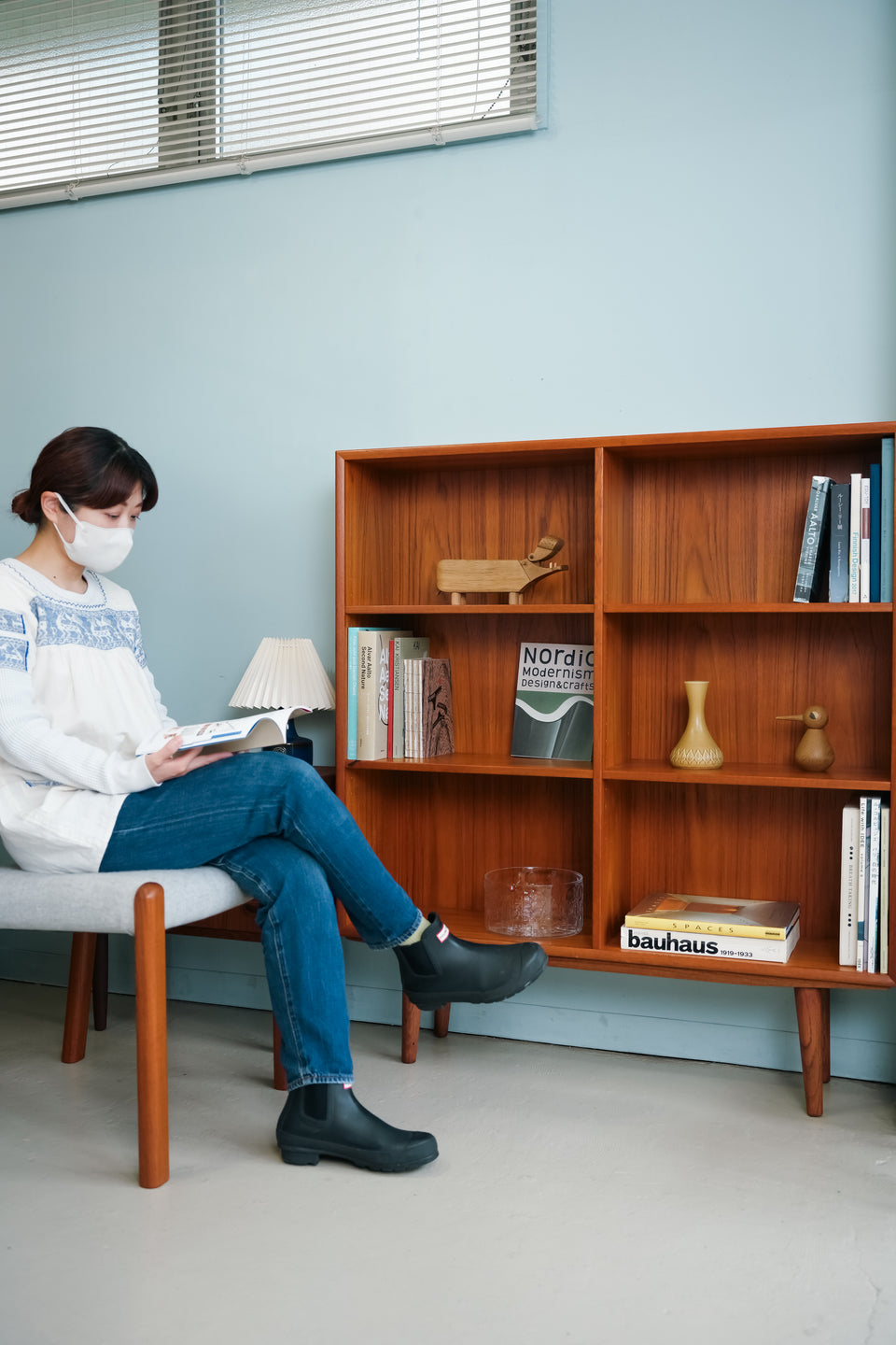 Danish Vintage Teak Bookcase/デンマークヴィンテージ ブックケース 本棚 チーク材