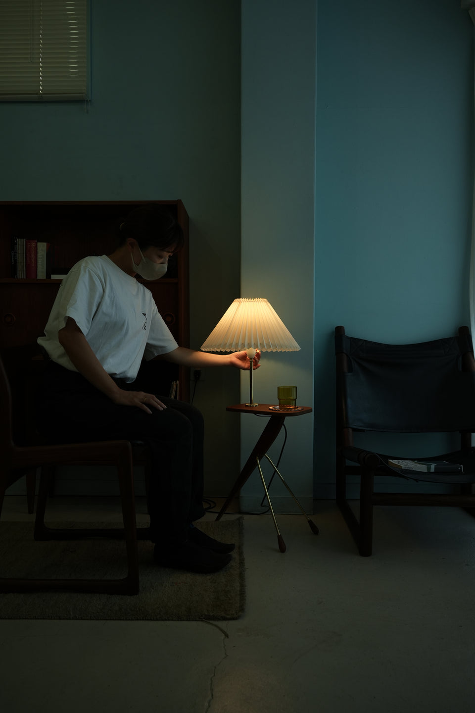 Danish Vintage Tripod Side Table Lamp/デンマークヴィンテージ サイドテーブルランプ 照明 北欧インテリア
