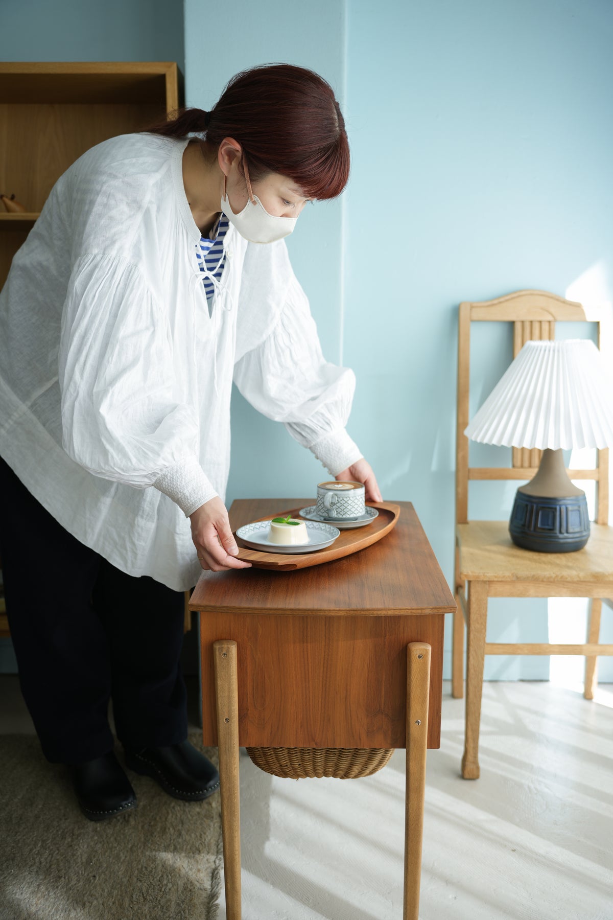 デンマークヴィンテージ チークトレイ 北欧インテリア/Danish Vintage