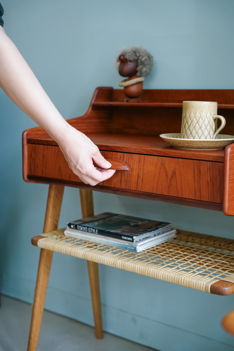 Danish Vintage Bedside Chest Table/デンマークヴィンテージ ベッドサイドチェスト