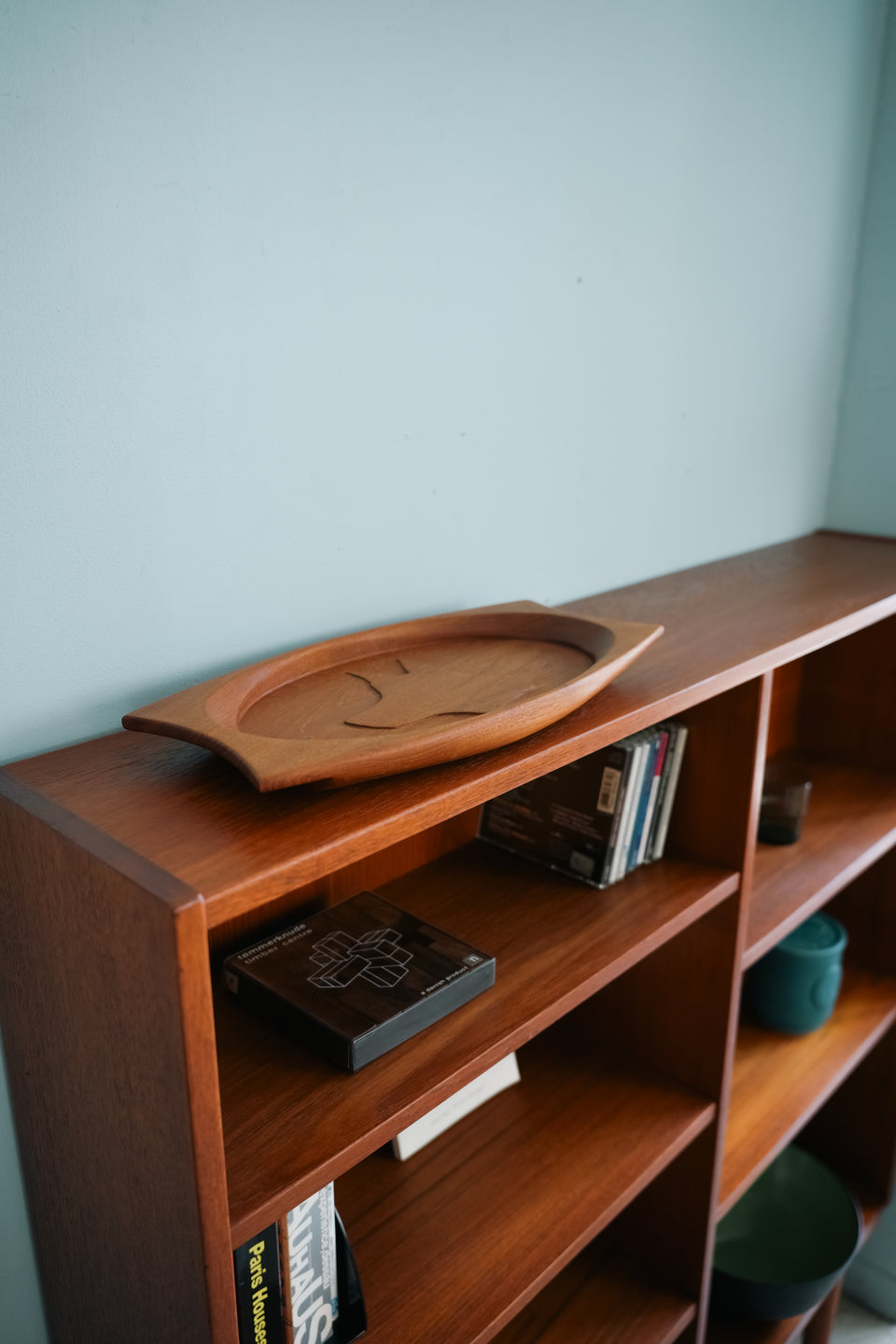 Danish Vintage Dog Silhouette Teak Tray/デンマークヴィンテージ チークトレイ
