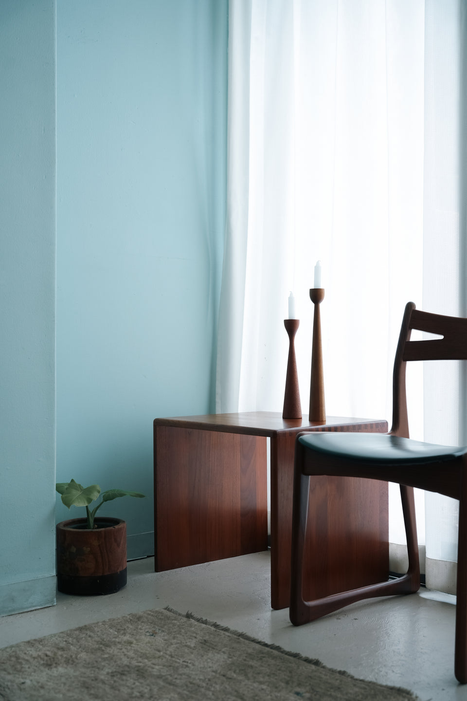 Danish Vintage Wooden Candle Holder/デンマークヴィンテージ キャンドルホルダー 北欧インテリア
