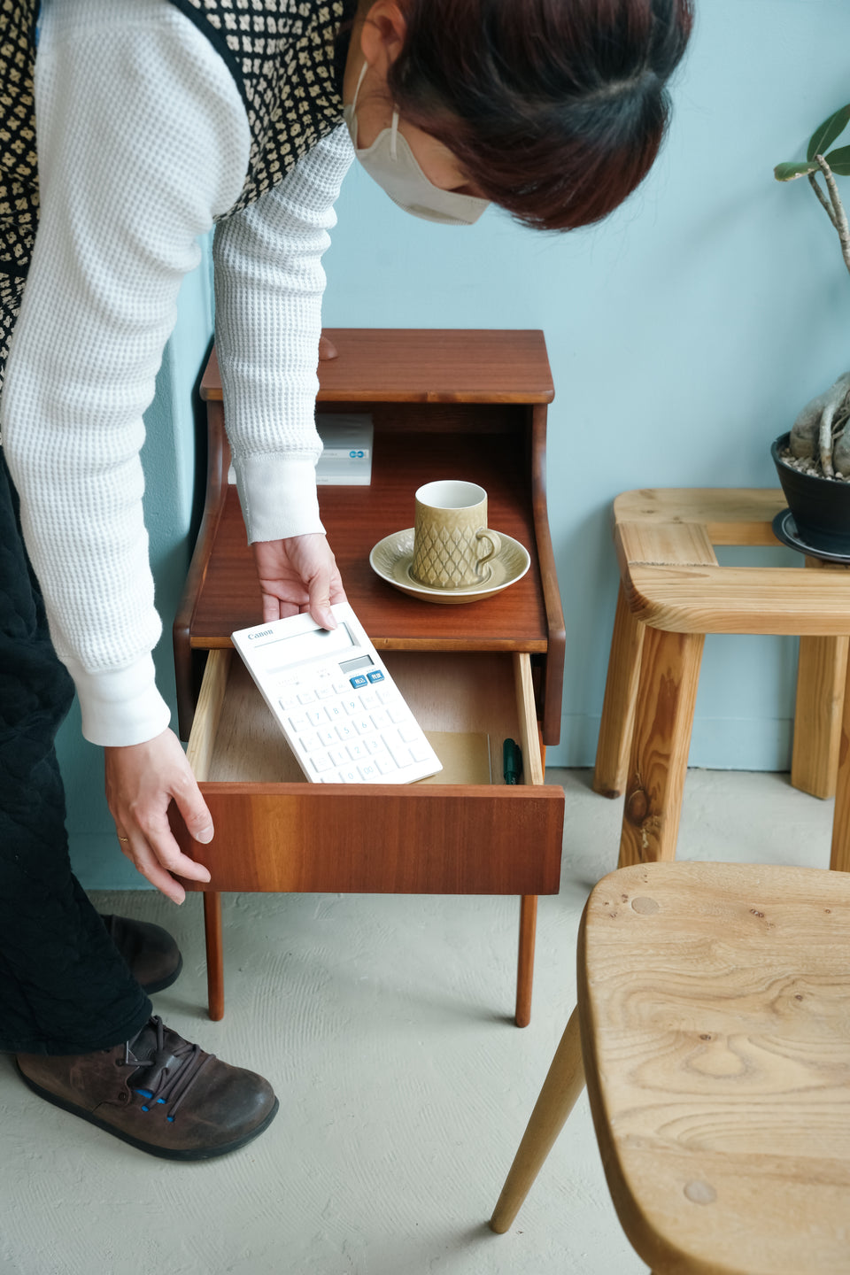 Ferdinand Lundquist AB Bedside Table Swedish Vintage/スウェーデンヴィンテージ ベッドサイドテーブル チェスト 北欧家具