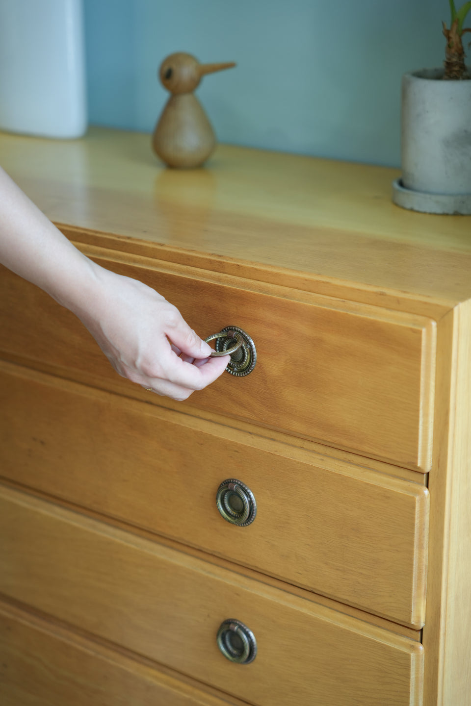 Finnish Vintage Asko Anjala 4drawer Chest Olli Borg/フィンランドヴィンテージ アスコ 4段チェスト オッリ・ボルグ 北欧家具