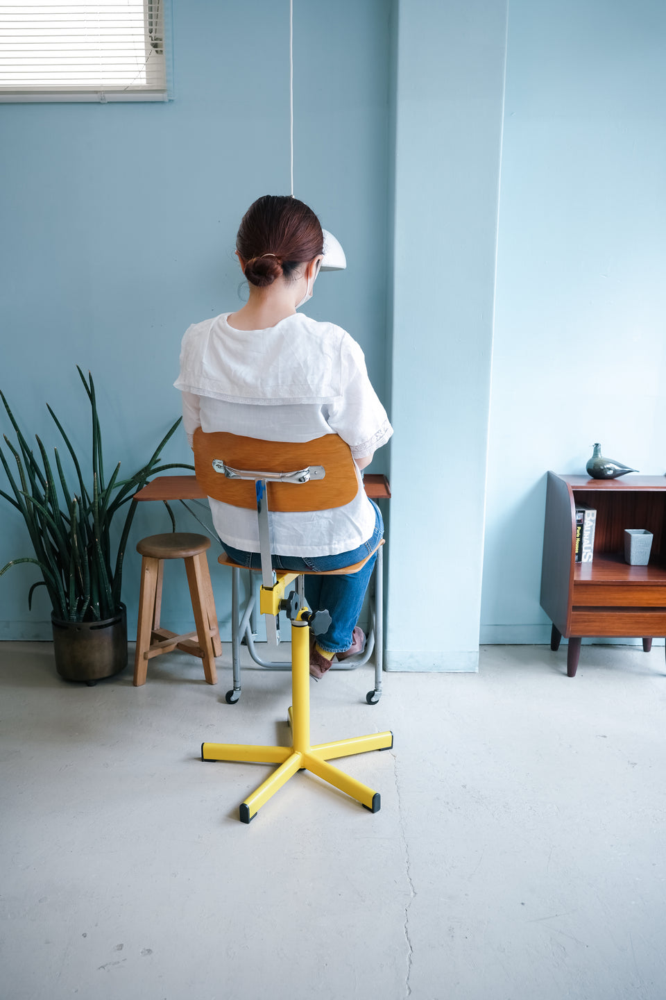 French Vintage Drafting Chair/フランスヴィンテージ ドラフティングチェア
