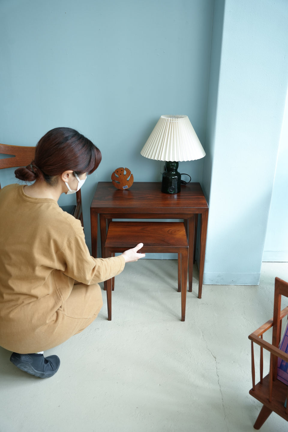 Haslev Rosewood Nesting Table Danish Vintage/ハスレヴ ネストテーブル ローズウッド材