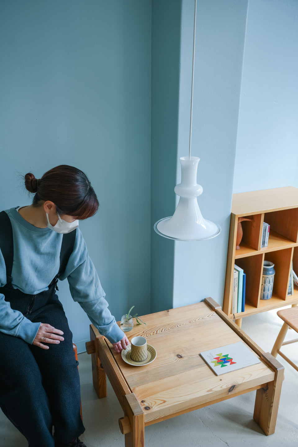 Holmegaard Pendant Light Etude2 White/ホルムガード ペンダントライト エチュード マイケル・バング デンマークヴィンテージ