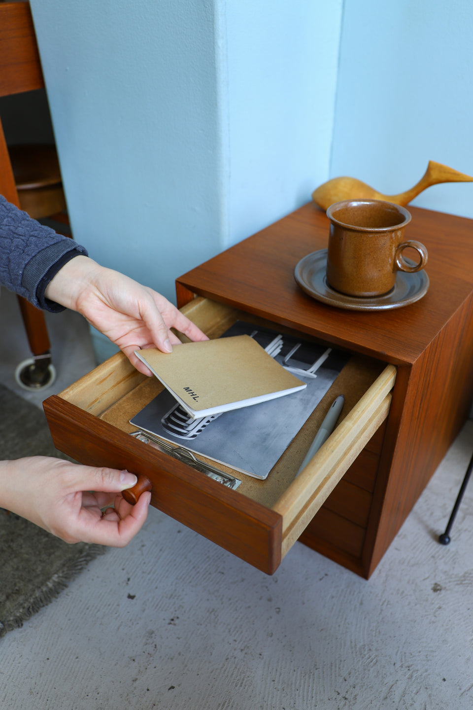 Japanese Vintage Teakwood Small Drawer/ジャパンヴィンテージ 小引き出し チェスト チーク材