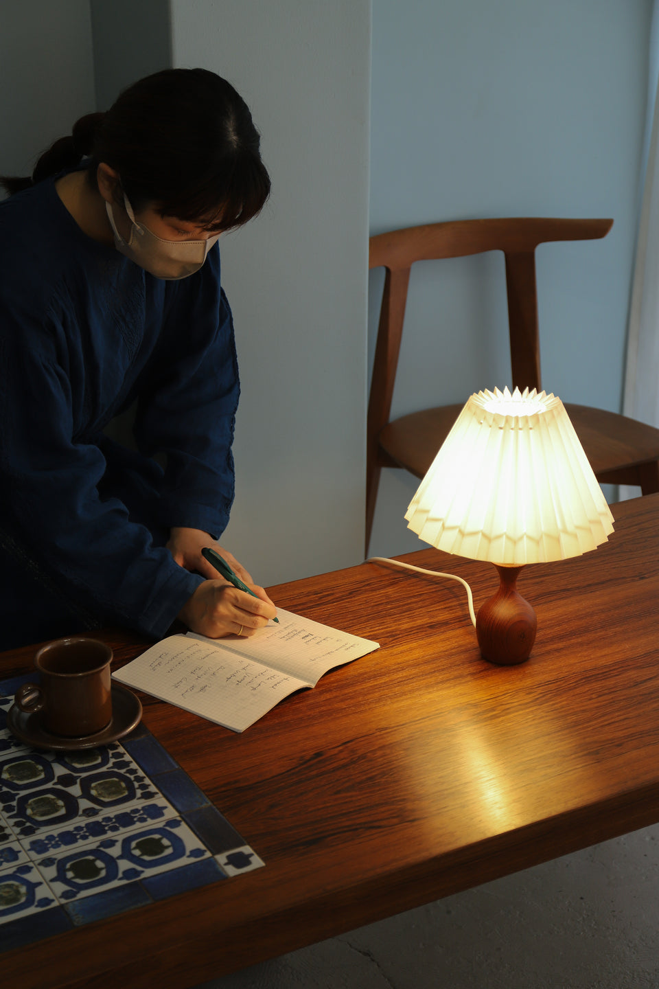 Small Table Lamp Teakwood Danish Vintage/デンマークヴィンテージ テーブルランプ チーク材 間接照明 北欧インテリア