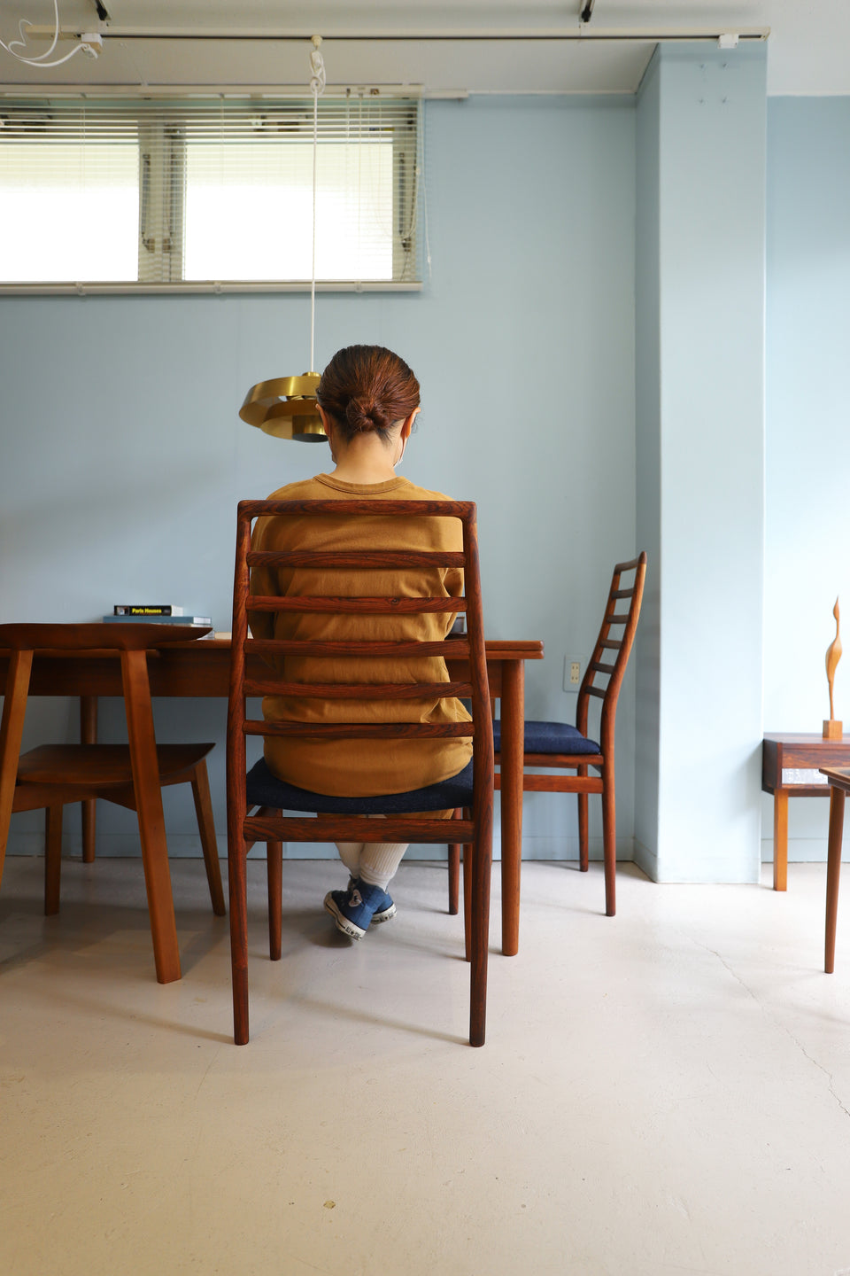 Sorø Stolefabrik High Back Dining Chair Rosewood/デンマークヴィンテージ ダイニングチェア 椅子 ハイバック ローズウッド 北欧家具