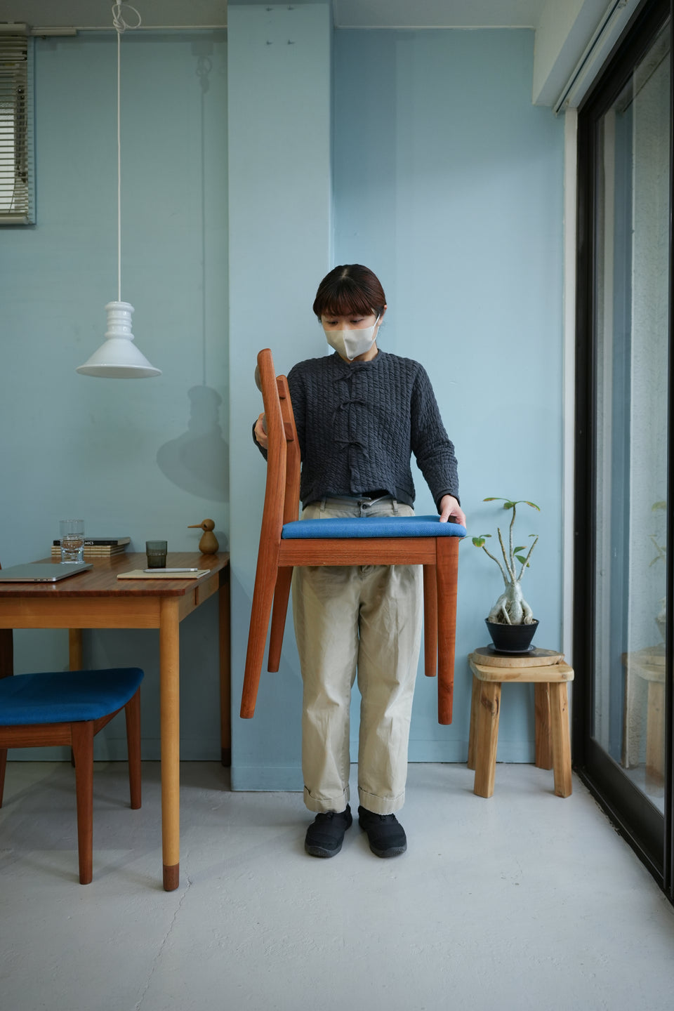 Japanese Vintage Dining Chair Teakwood/ジャパンヴィンテージ ダイニングチェア チーク材 椅子