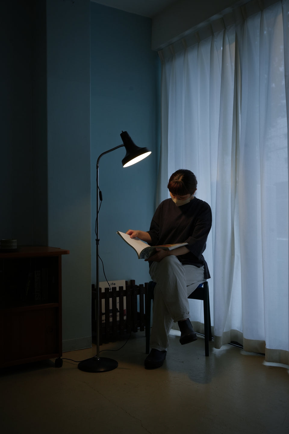 Japanese Vintage Adjustable Floor Stand Light/ジャパンヴィンテージ フロアスタンドライト