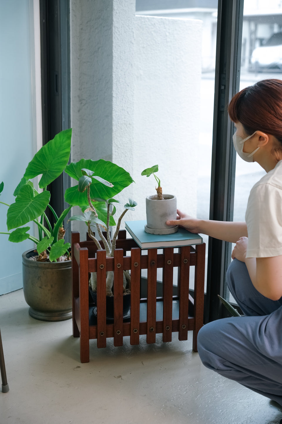 Japanese Vintage Teak Magazine Rack/ジャパンヴィンテージ マガジンラック チーク材
