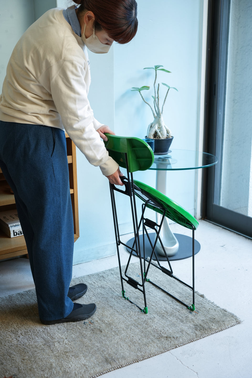 Magis Cricket Folding Chair Andries Van Once Kazuma Yamaguchi/マジス クリケット フォールディングチェア 折りたたみ ポストモダン