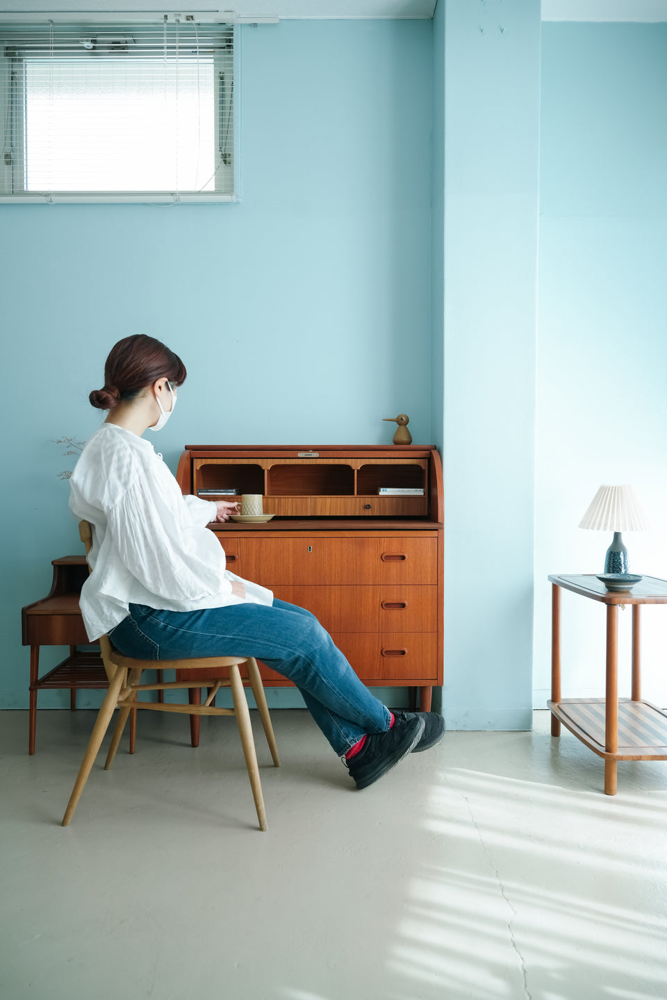 Rolltop Writing Bureau Egon Ostergaard Swedish Vintage/スウェーデンヴィンテージ ロールトップ ライティングビューロー