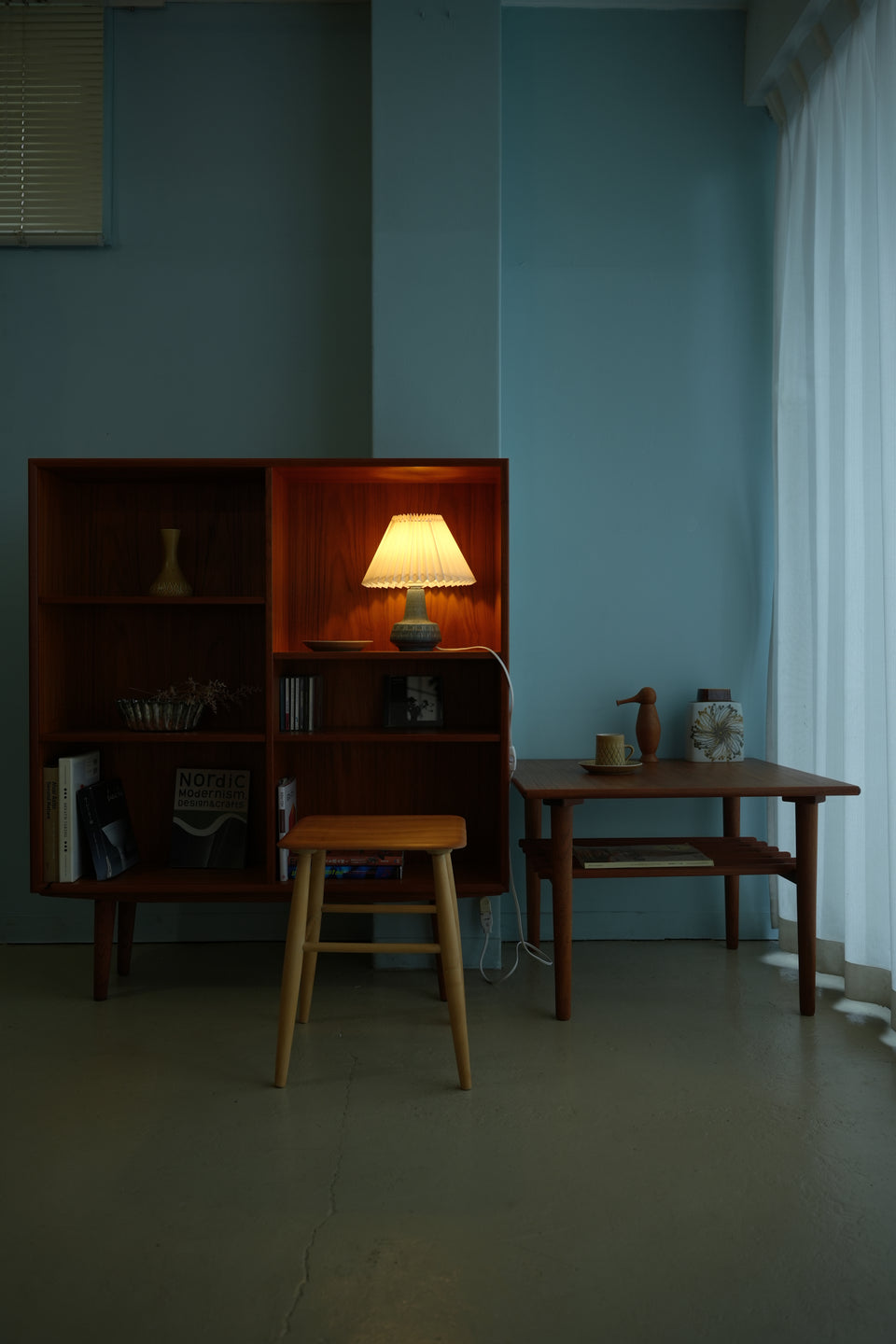 Soholm Table Lamp Model 1217 Blue/デンマークヴィンテージ スーホルム テーブルランプ 