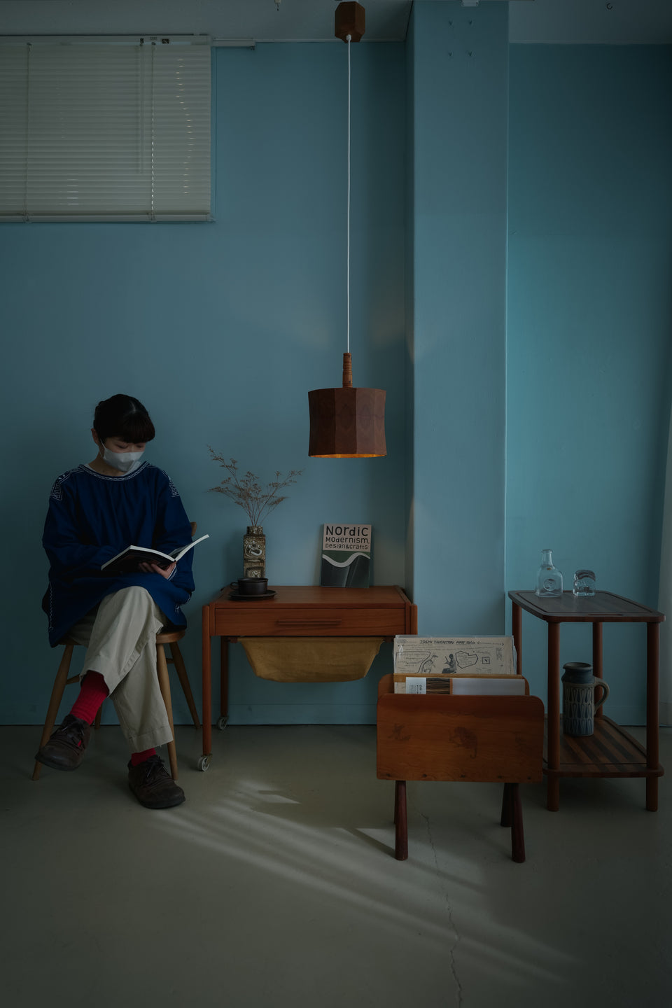 Swedish Vintage Pinewood Pendant Light/スウェーデンヴィンテージ ペンダントライト パイン材 照明 北欧インテリア