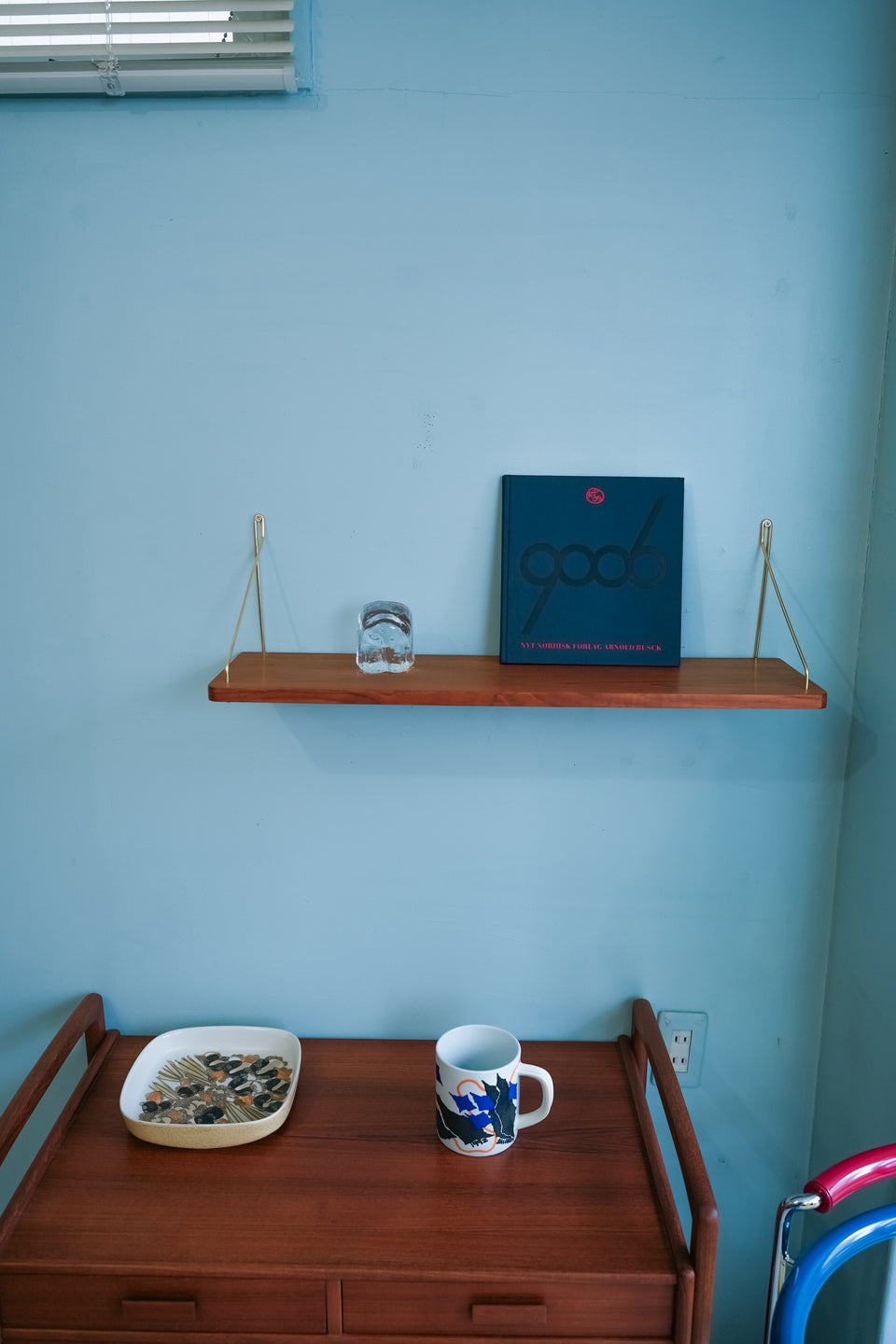 Teak Wall Shelf Danish Vintage/デンマークヴィンテージ ウォールシェルフ チーク材 北欧インテリア