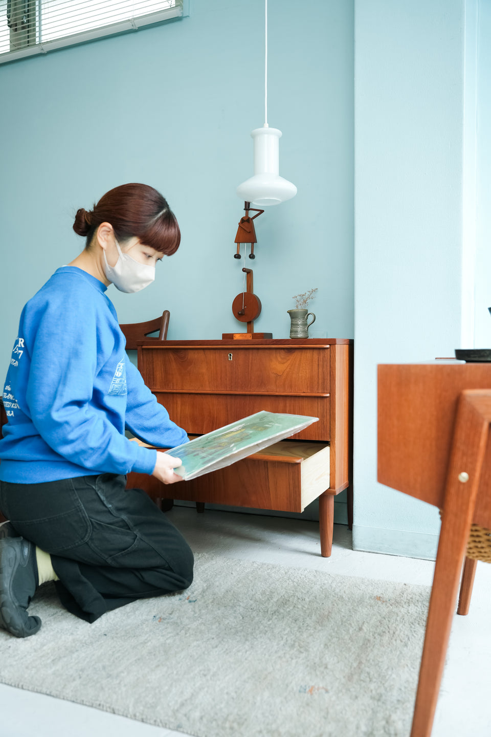 Teakwood 3drawer Chest Danish Vintage/デンマークヴィンテージ 3段チェスト チーク材 北欧家具