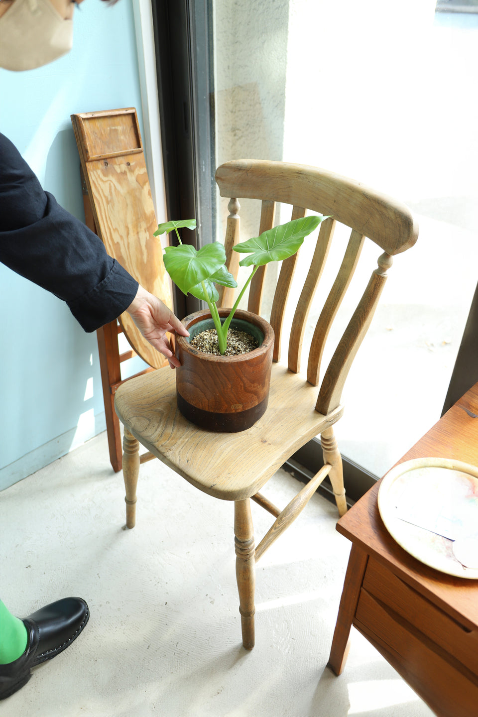 UK Antique Kitchen Chair Windsor Style/イギリスアンティーク キッチンチェア ウィンザースタイル 椅子
