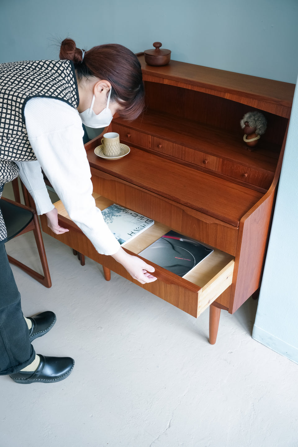 Writing Bureau Dresser Danish Vintage/デンマークヴィンテージ ライティングビューロー ドレッサー