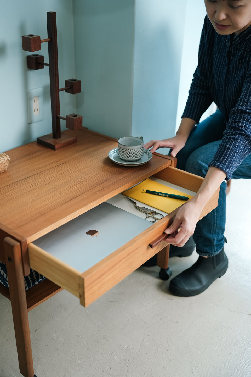 Danish Vintage PBJ Møbler Trolley Wagon Side Table/デンマークヴィンテージ トロリー ワゴン サイドテーブル 北欧家具
