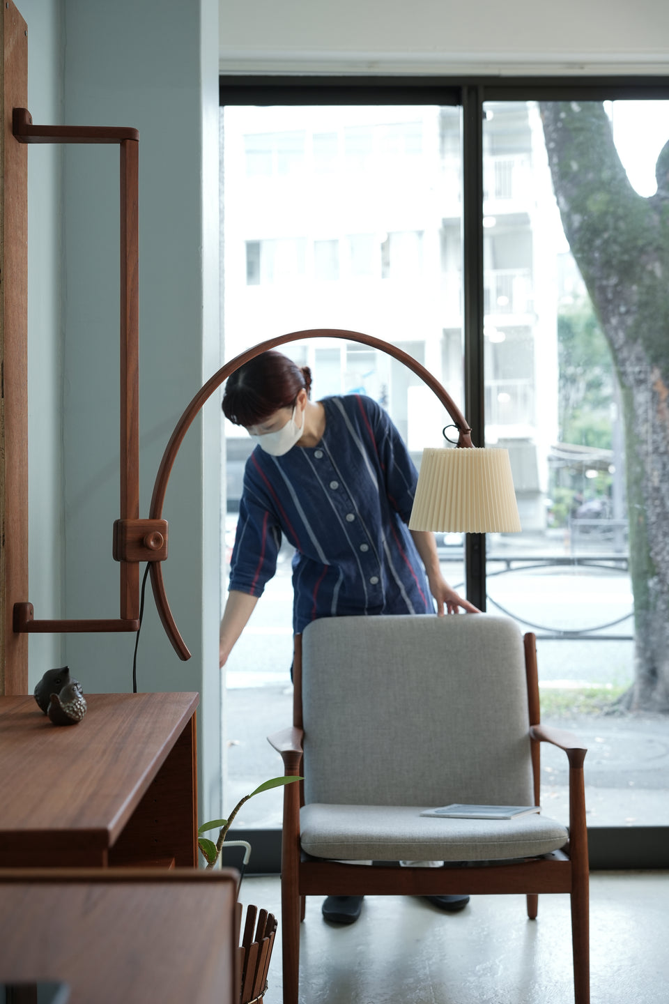 Danish Vintage Teak Adjustable Wall Lamp/デンマークヴィンテージ ウォールランプ チーク材
