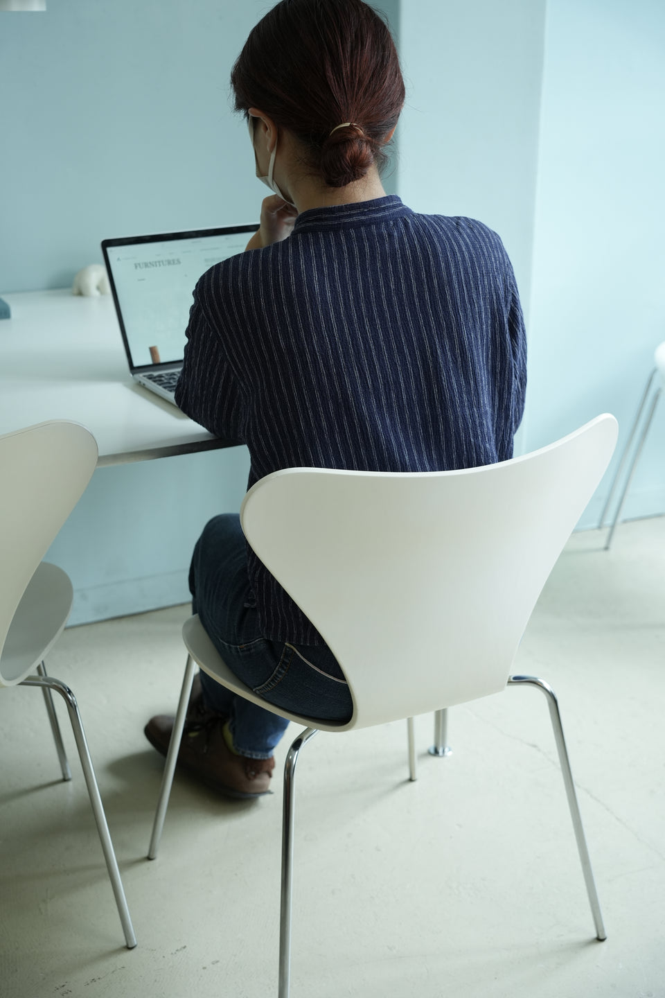 Fritz Hansen Series 7 Chair White Arne Jacobsen Vintage/フリッツハンセン セブンチェア ラッカーホワイト アルネ・ヤコブセン