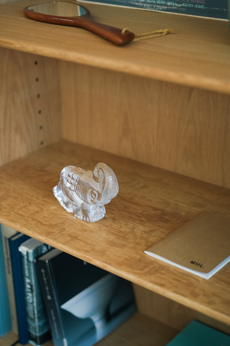 SKRUF Elephant Glass Objet Lars Hellsten/スクルーフ ゾウのガラスオブジェ ラース・ヘルステン スウェーデンヴィンテージ
