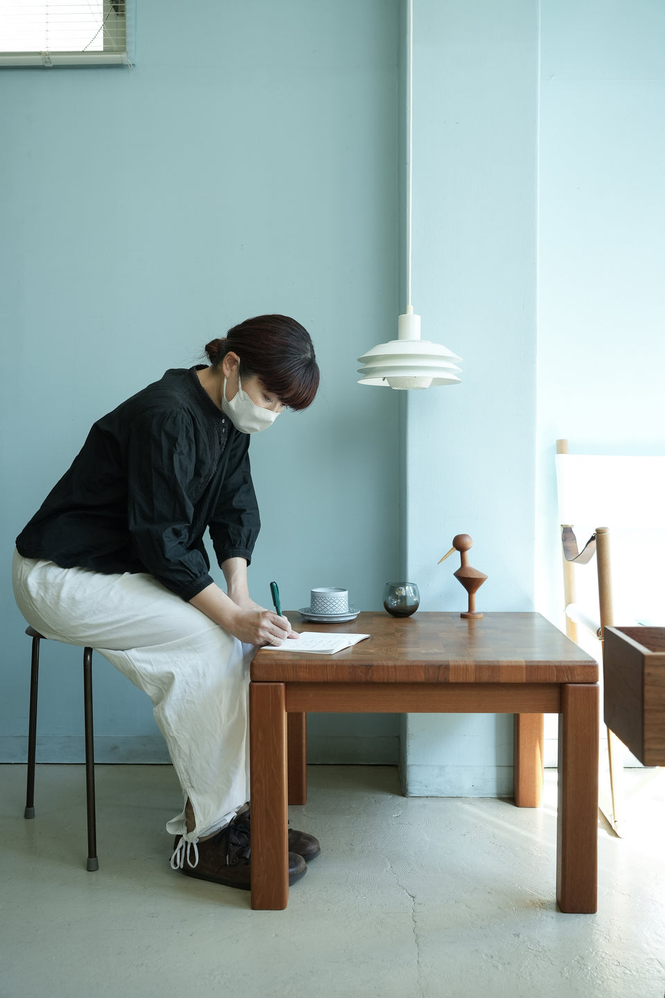 Vintage Solid Teak Square Coffee Table/ヴィンテージ コーヒーテーブル チーク材
