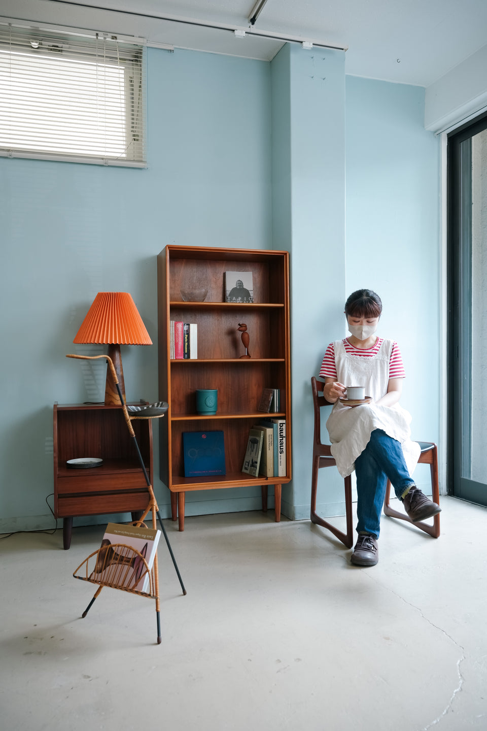 Bodafors Slim Bookcase Facett Bertil Fridhagen/スウェーデンヴィンテージ ボダフォース スリムブックケース バーティル・フリードハーゲン