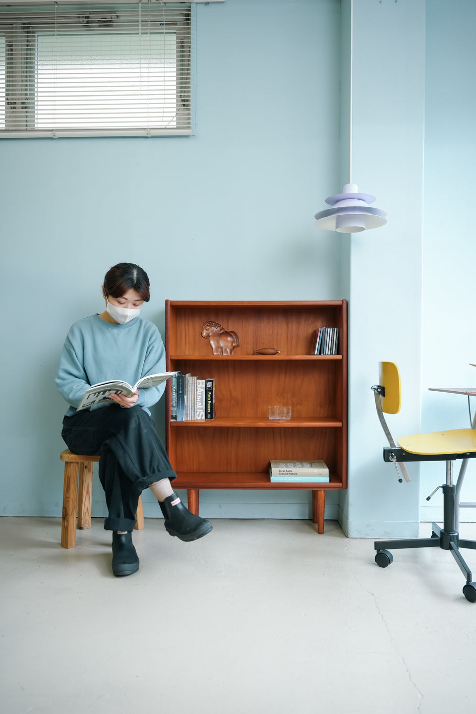 Bookcase Teak Danish Vintage/デンマークヴィンテージ ブックケース 本棚 チーク材
